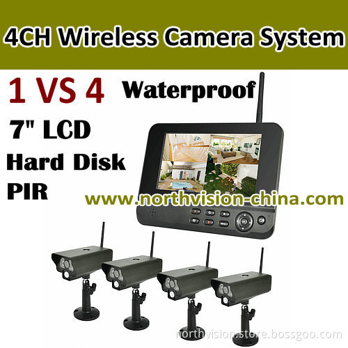 2.4G 4CH Wireless Security Camera DVR